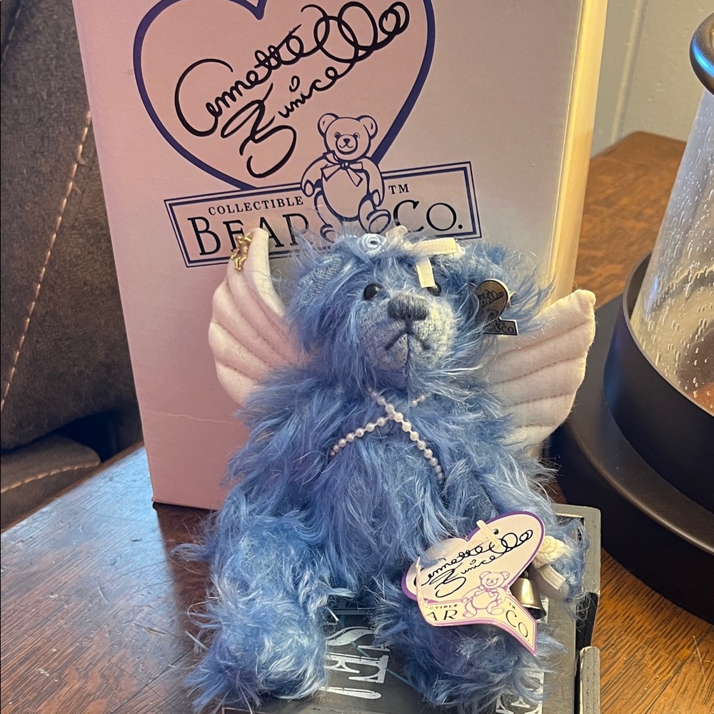 Annette Funicello Collectible Bear: Blue Belle - Picture 1 of 4